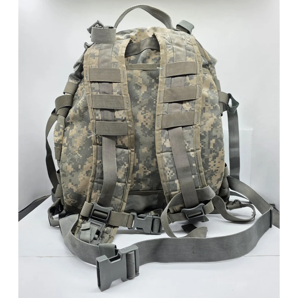 Military-Style Digital Camo Backpack – Gray